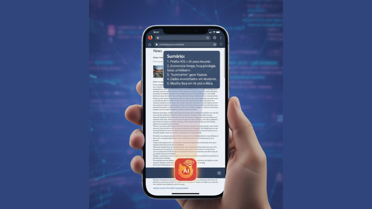 Leia mais sobre o artigo Firefox para iOS Ganha Recurso de IA para Resumir Páginas da Web